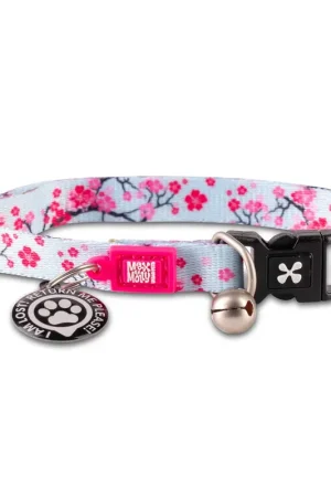 Smart ID Cat Collar - Cherry Bloom Aanbieding
